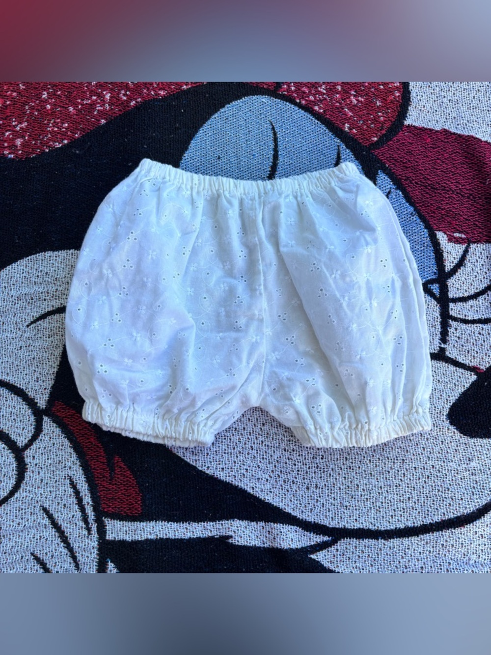 VINTAGE JARRETT WHITE EYELET BLOOMERS SIZE 2T